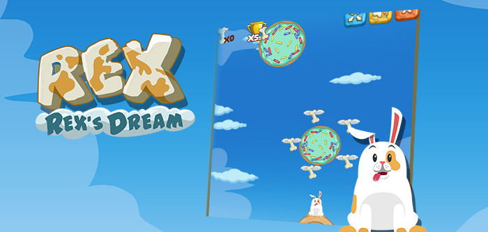 Help Rex collect as many bones as he can and reach Heaven of Gluttony!