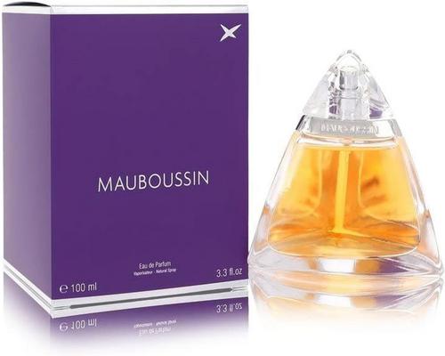 Un perfume de mujer original Mauboussin, oriental y afrutado en botella de 100 ml.