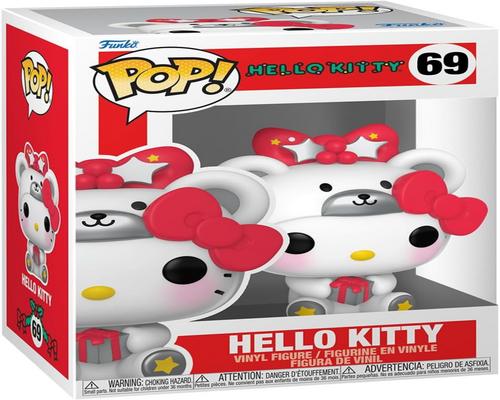 Figura Vinilo Hello Kitty Versión Oso Polar