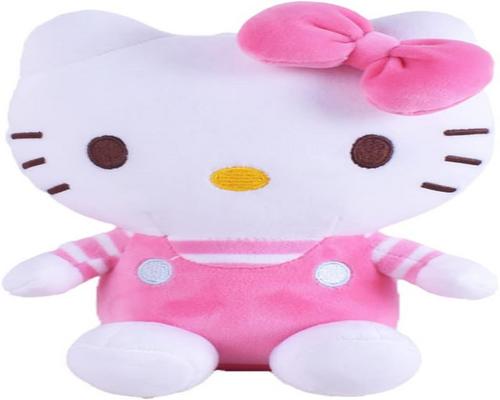 una muñeca Ksopsdey de peluche de Hello Kitty