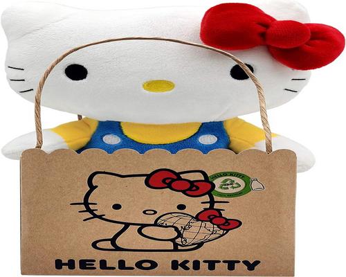 een ecologische Hello Kitty-knuffel