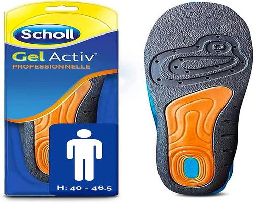 Scholl Comfort Professional 男士 Gelsoft 鞋垫尺寸 40 至 46.5