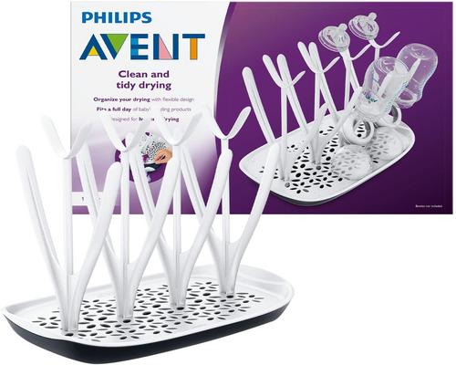 Bandeja de goteo Philips Avent Design 8 botellas en blanco y negro