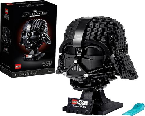 Een set Lego 75304 Star Wars De helm van Darth Vader