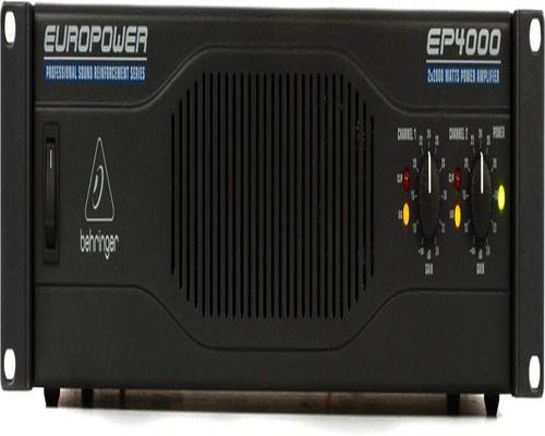 un flauto stereo professionale Behringer EP4000 da 4000 Watt con tecnologia Atr