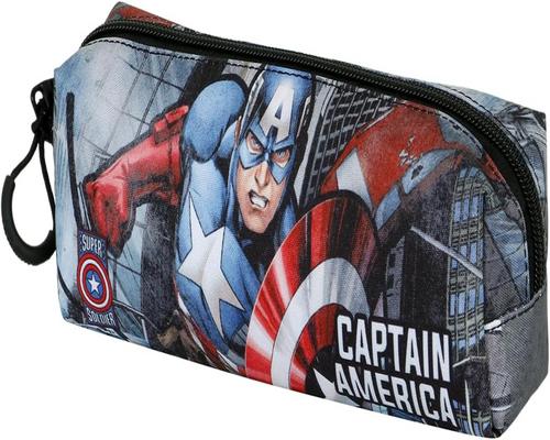 ett Marvel Captain America Defender-Square Fan 2.0 Pennfodral