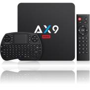 Une Box TV Android 7.1 AX9 MAX avec clavier