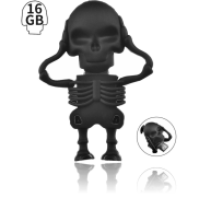 <notranslate>Une Clé USB 16 Go Squelette Noir</notranslate>