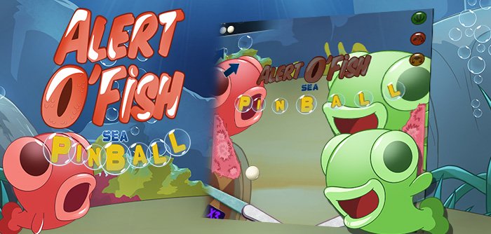 Fisken inleder ett coolt äventyr med detta pinballspel!