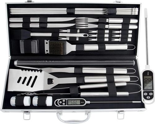 un Ensemble Romanticist 28Pcs Kit D'Accessoires À Griller