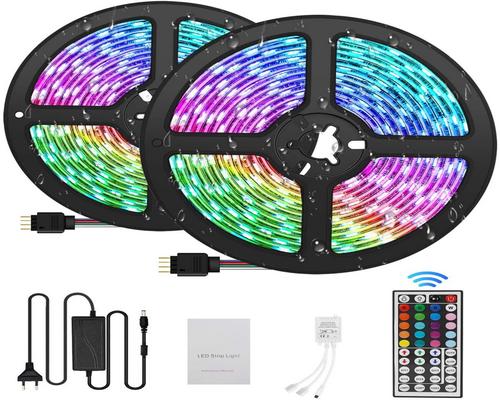 un Ruban Led 10M Bande Led 300 Leds 5050 Rgb Ip65