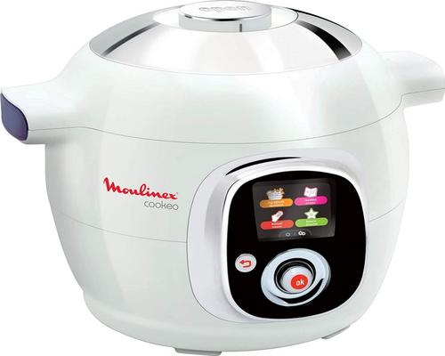un Robot Moulinex Cookeo Multicuiseur Intelligent 100 Recettes Préprogrammées 6 L Jusqu'À 6 Personnes 6 Modes De Cuisson