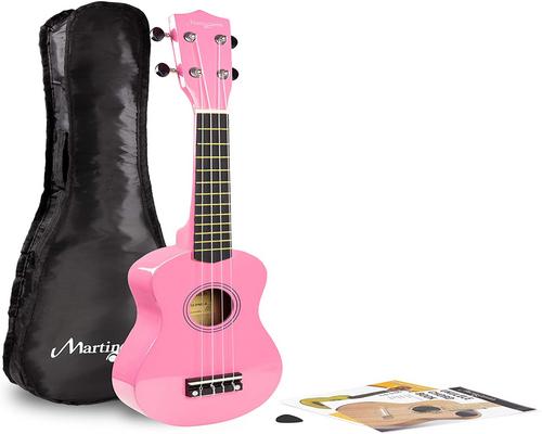 un Ukulélé Martin Smith De Avec Rose Sac