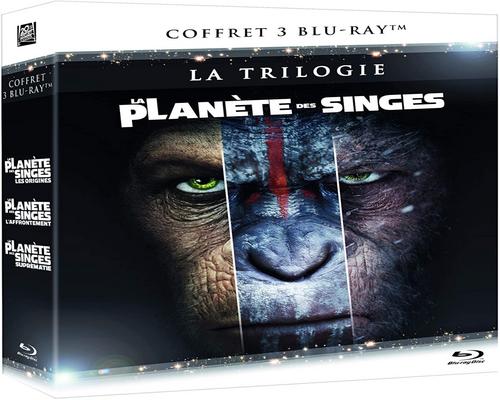 un Film La Planète Des Singes-Intégrale-3 Films [Blu-Ray]