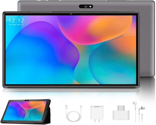 une Tablette 4G Lte 10.1 Pouces Android 9.0 Certifié Par Google Gms