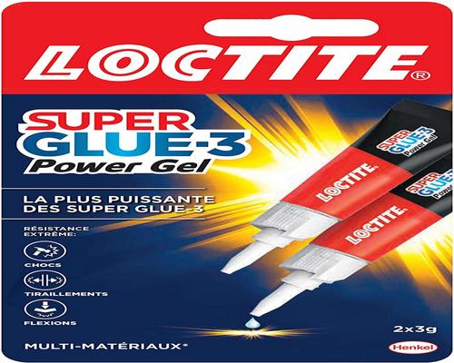 une Colle Loctite Super Glue-3 Power Gel