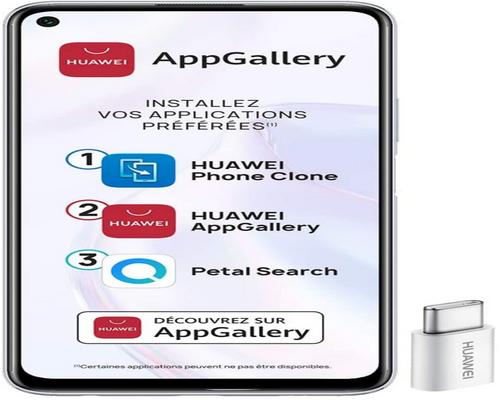 un Smartphone Huawei P40 Lite 5G Type C Plug