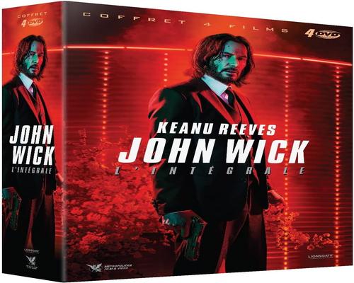 un Dvd John Wick-Les 4 Chapitres