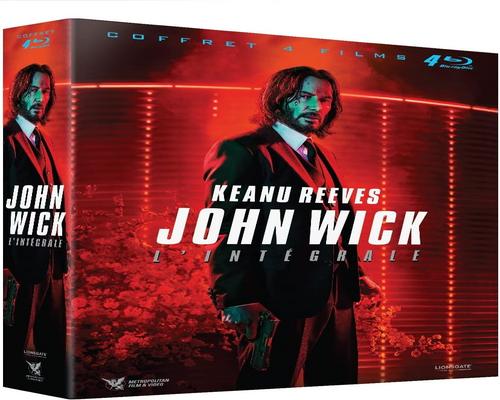 un Dvd John Wick-Les 4 Chapitres [Blu-Ray]