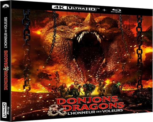 un Dvd Donjons & Dragons : L'Honneur Des Voleurs [4K Ultra Hd + Blu-Ray-Édition Limitée]