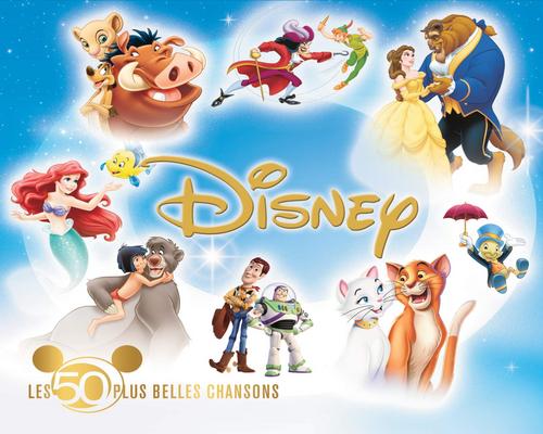 un Coffret Cds Disney: Les 50 Plus Belles Chansons