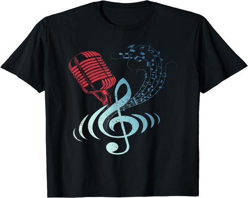 un Outil Microphone Notes De Musique Mélomane Clé De Sol T-Shirt