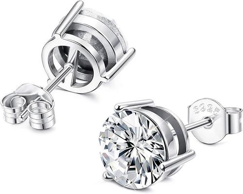 un Coffret Dvd De Orazio Boucles D'Oreilles Clous En Argent Sterling 925