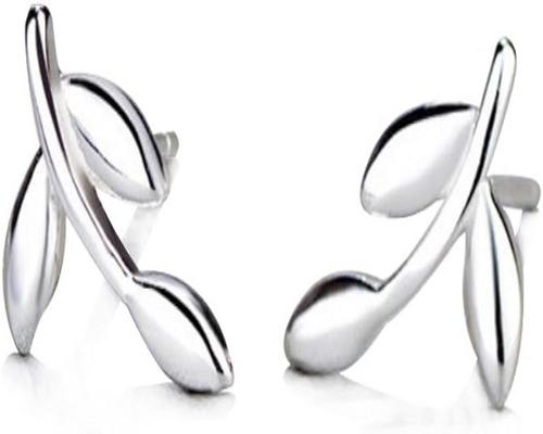 une Paire De Boucles D'Oreilles En Argent Sterling