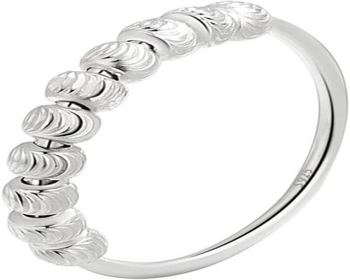 une Bague Spinner Velesay En Argent Sterling