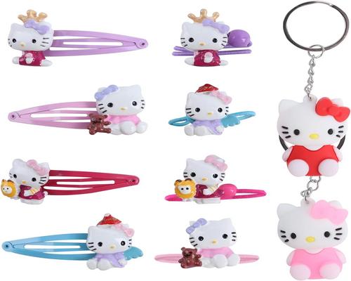 un Ensemble D'Accessoires Pour Cheveux Cute Kitty, Parfait Pour Les Fêtes D'Anniversaire Des Filles