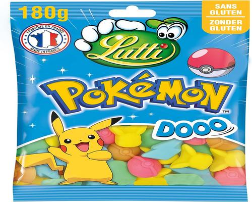 un Paquet De Bonbons Pokémon Dooo 180 G