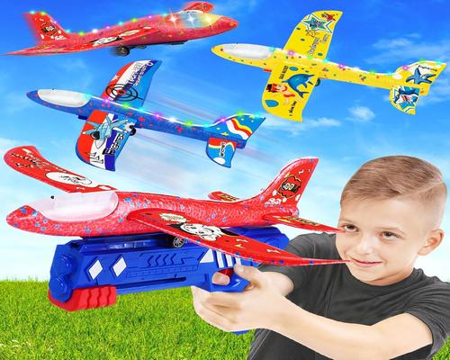 un Jouet Avion Avec Catapulte