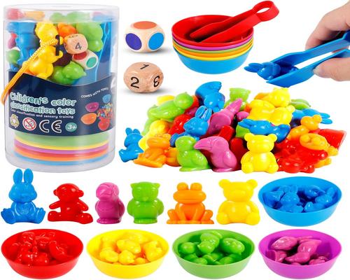 un Kit Montessori De Comptage Et Tri