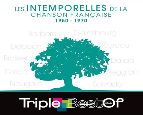 un Coffret Cds "Triple Best Of Intemporelles De La Chanson Française"