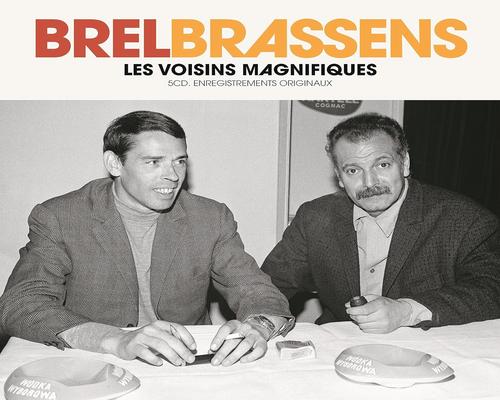un Coffret Cds "Brel Brassens - Les Voisins Magnifiques"