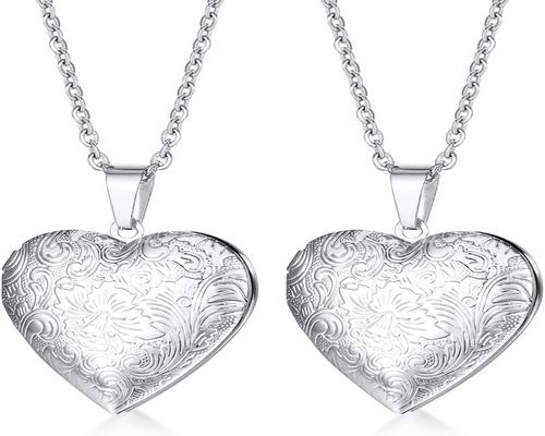 une Paire De Colliers Love Lock Weenkeey
