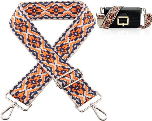 une Sangle De Sac À Bandoulière Pour Sac À Main Style Ethnique Coloré