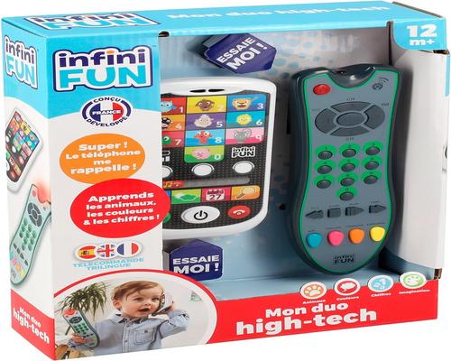 un Duo Jouet Téléphone Et Télécommande Infini Fun