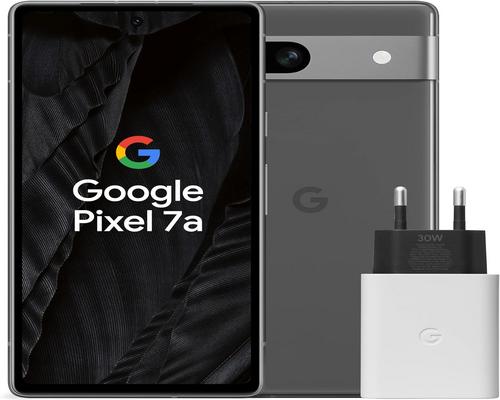 un Google Pixel 7A Avec Chargeur