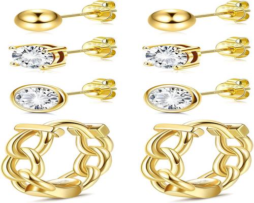 une Paire De Boucles D'Oreilles Créoles Jewebella