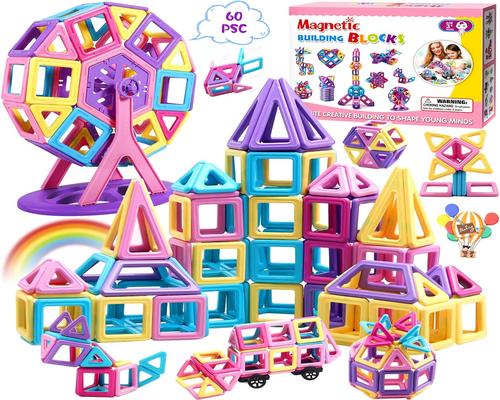 un Jeu De Blocs De Construction Magnétiques