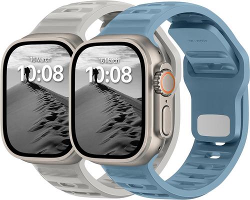 un Lot De 2 Bracelets Pour Apple Watch