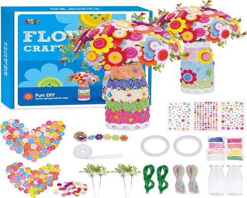 un Kit De Création De Bouquet De Fleurs Spritegru Pour Enfants