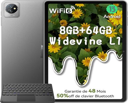 une Tablette Blackview Wifi 6 10,1 Pouces