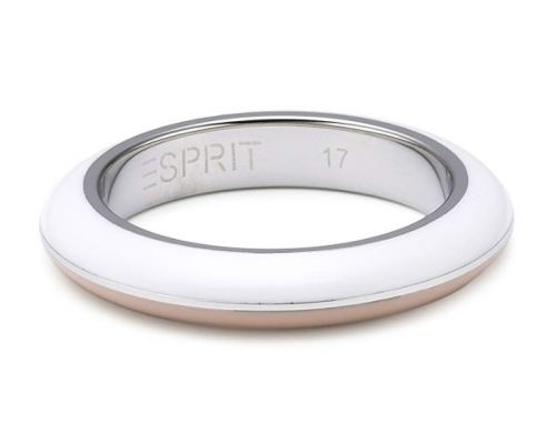 Une Bague Fine Esprit Blanc/Beige