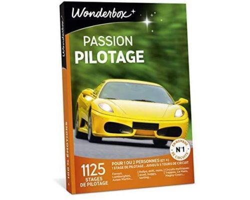 Un Coffret Wonderbox PASSION PILOTAGE