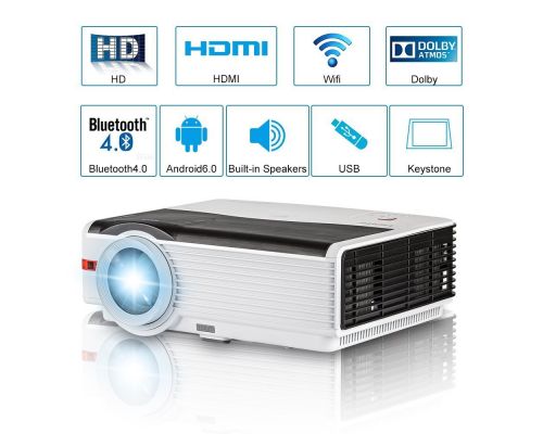 Un Home Cinéma Vidéo Projecteur CAIWEI 1080P