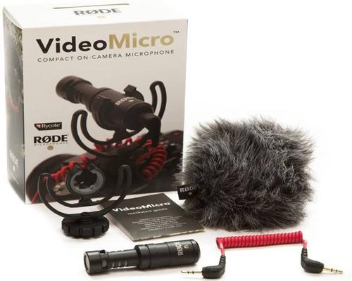 a Rode Video Camera Compact Microphone