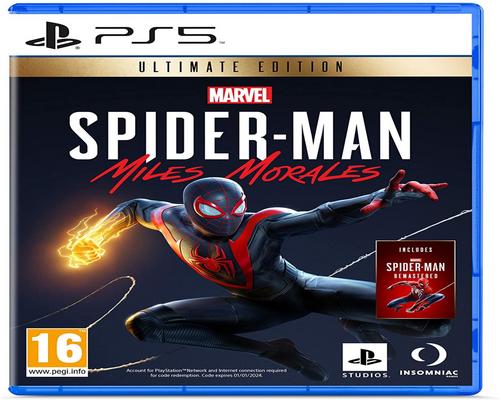 een Sony-game, Marvel&#39;S Spider-Man: Miles Morales op Ps5, Action Adventure Game, Ultimate Edition, Physical Version, In het Frans, 1 speler