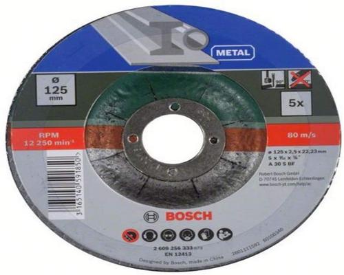 a Bosch 2609256333 Dischi Da Taglio Diametro 125 Mm